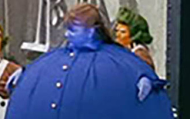 Violet Beauregarde thanks to Willie Wonka's Charlie and the Chocolate Factory