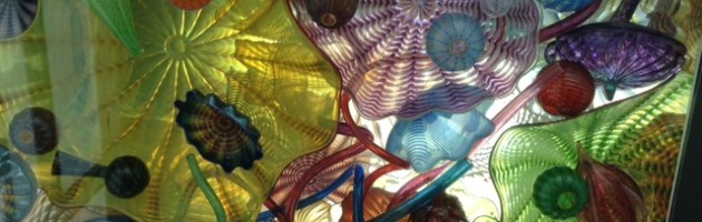 Image of sea creature inspired glass by Chihuly